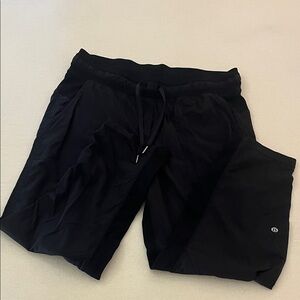 Lululemon Athletica Black Drawstring Shorts